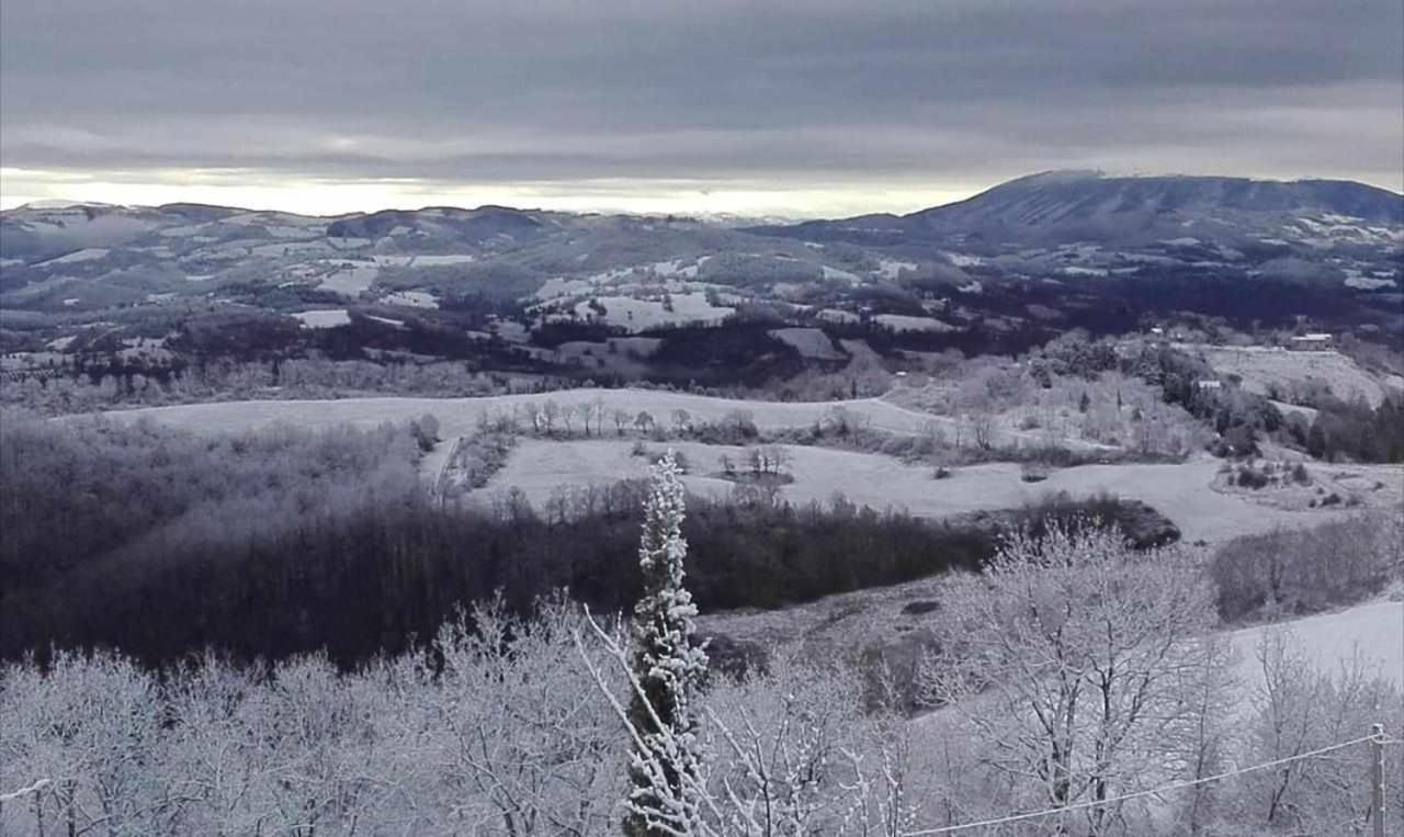 グッビオ Agriturismo Montesalceヴィラ エクステリア 写真